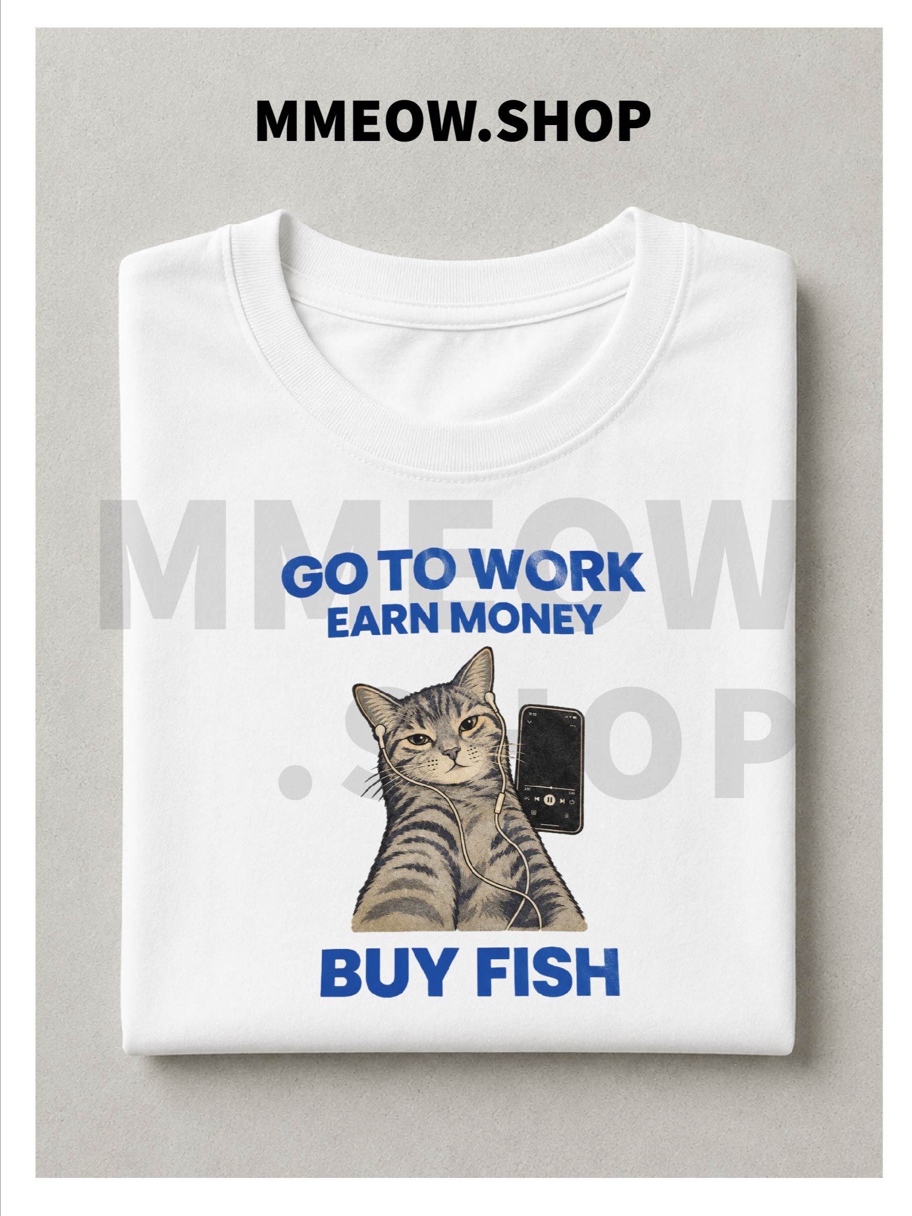 GO TO WORK T - SHIRT PRINTED product image (14)