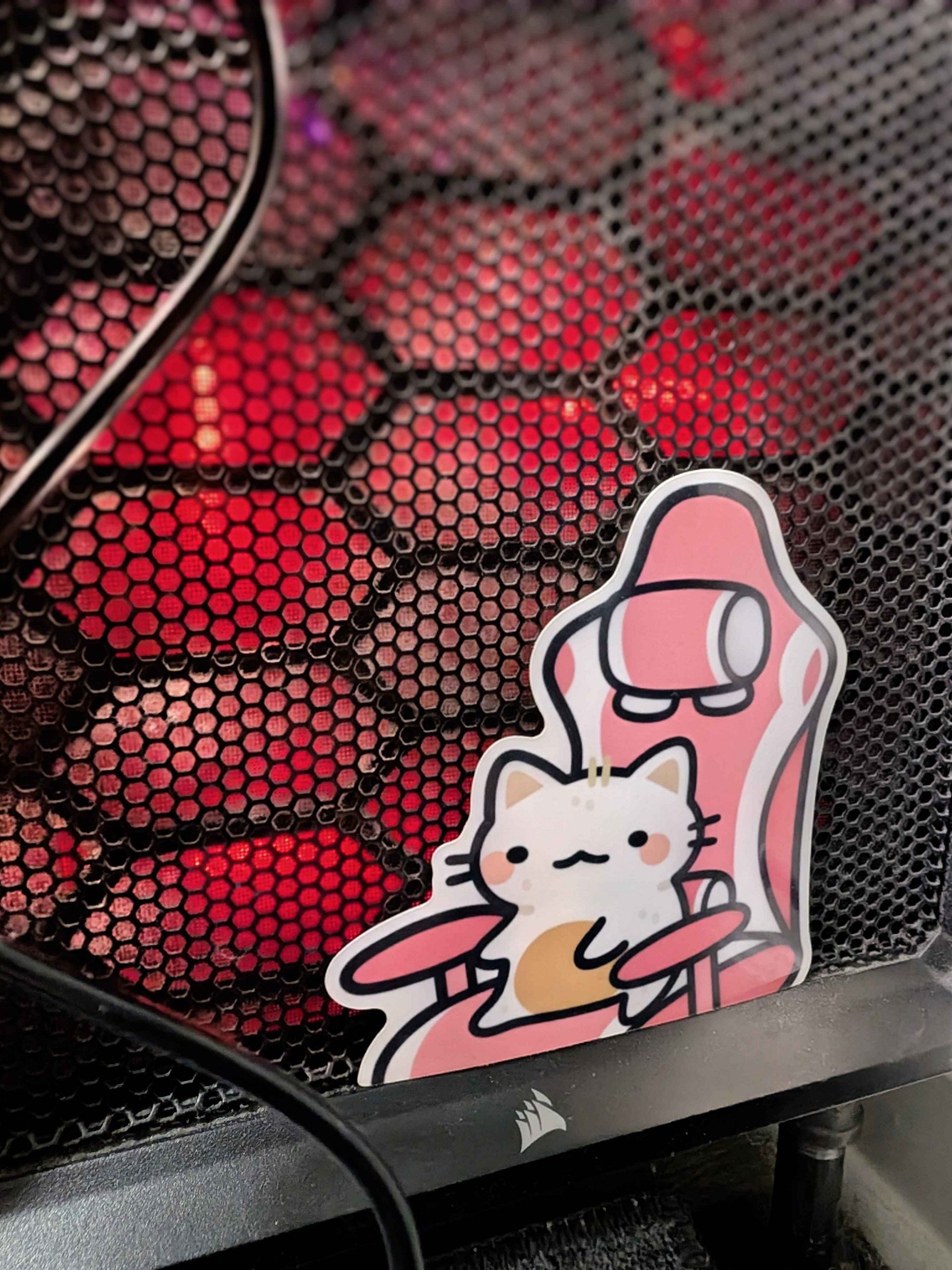 Gamer Suni & Luna Couple Peeker Stickers product image (4)
