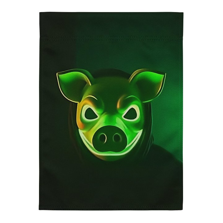 SlinderPigCamz Green Piggy Hacker Flag product image (1)