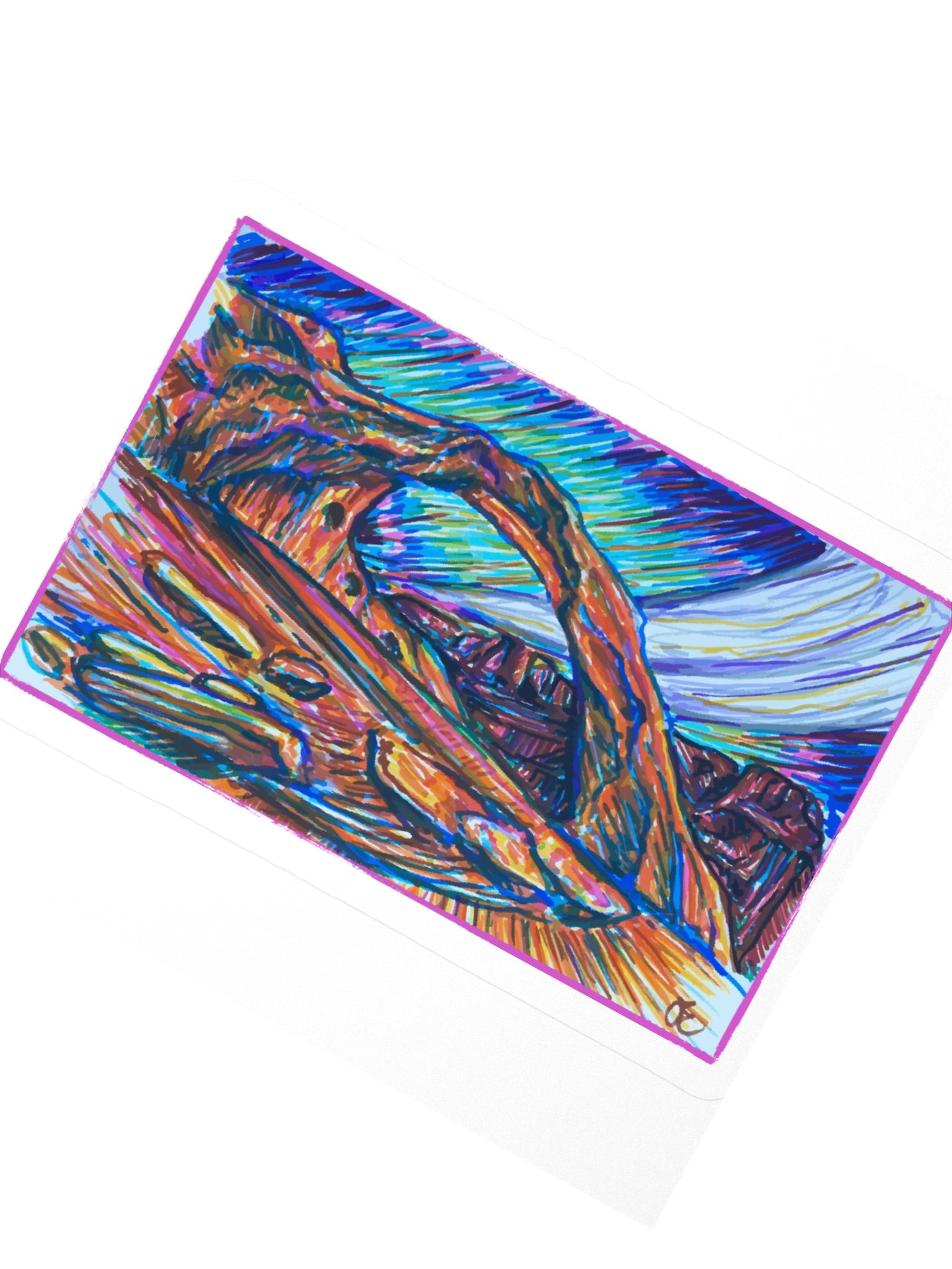 Bowtie Arch Sticker product image (6)