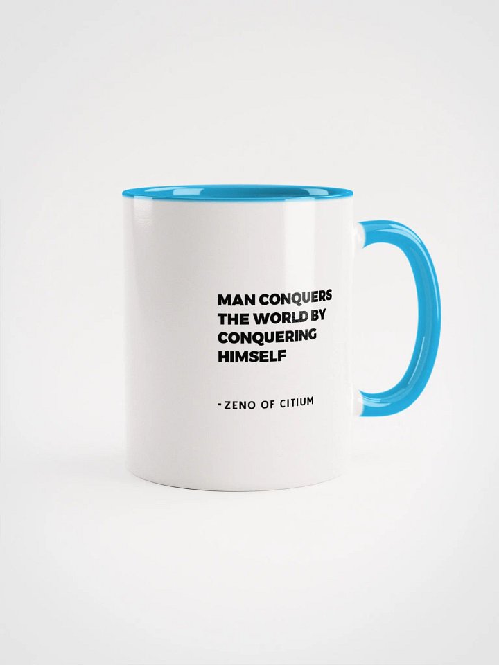Man Conquers The World By Conquering Himself Mug product image (8)
