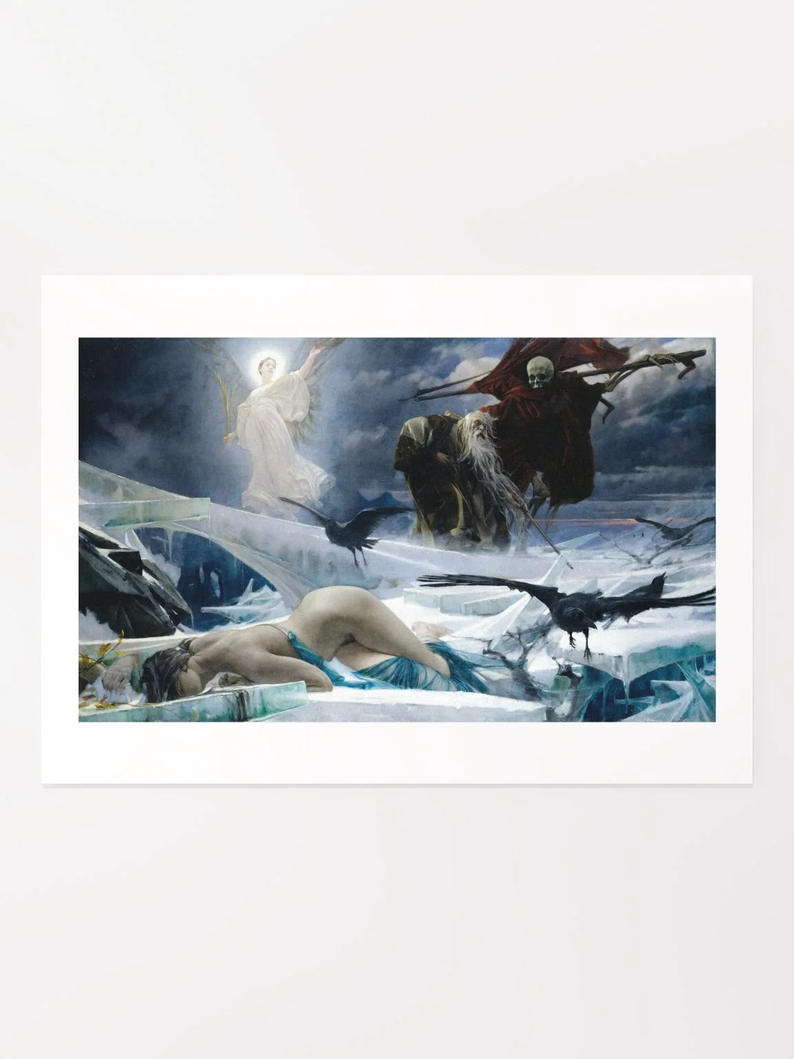 "Ahasuerus at the End of the World" by Adolf Hirémy-Hirschl Poster product image (1)