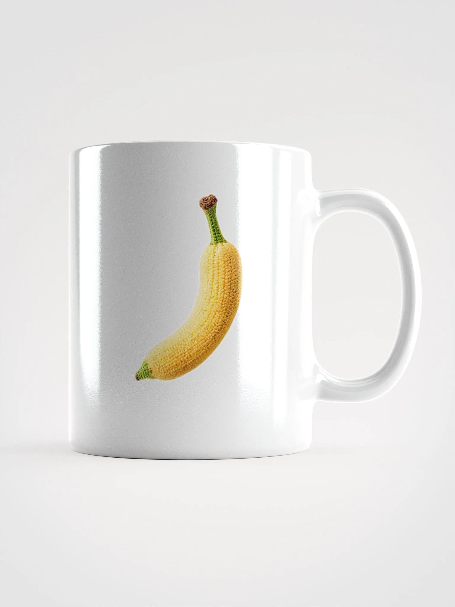 CozyAvocado White Glossy Banana Mug #1 product image (1)