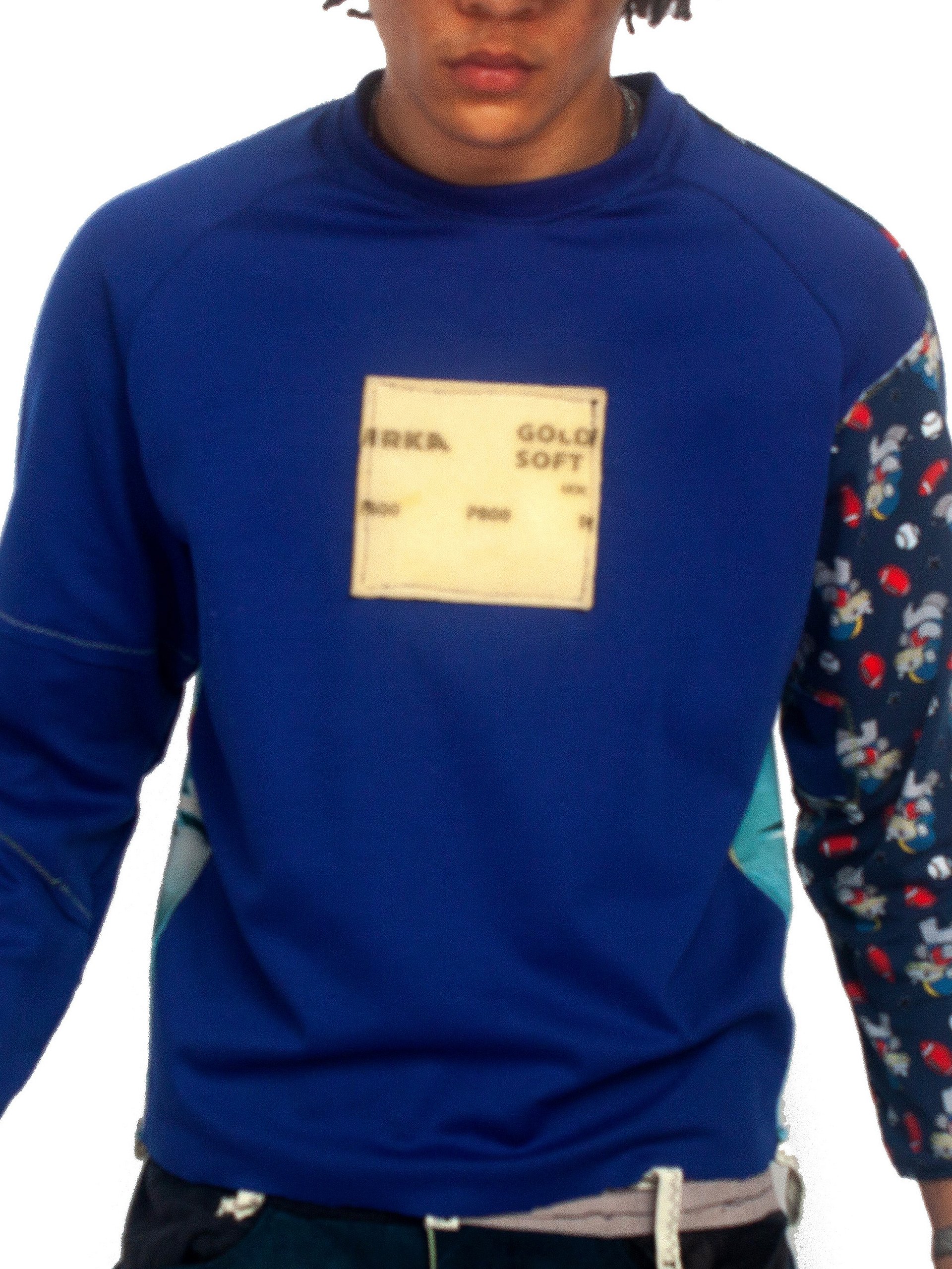 RAGLAN LONG SLEEVE TEE - BLUE product image (3)