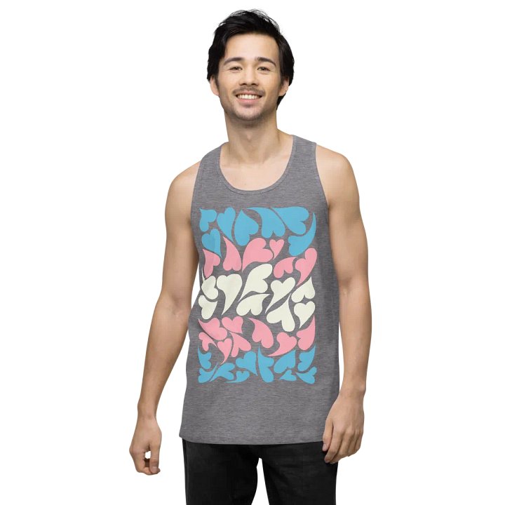 Nestled PRIDE Transgender Tank Top product image (44)