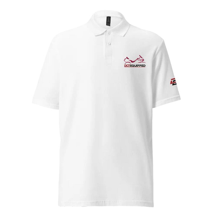 DCT Shadow Wing Polo Shirt White/Red product image (1)