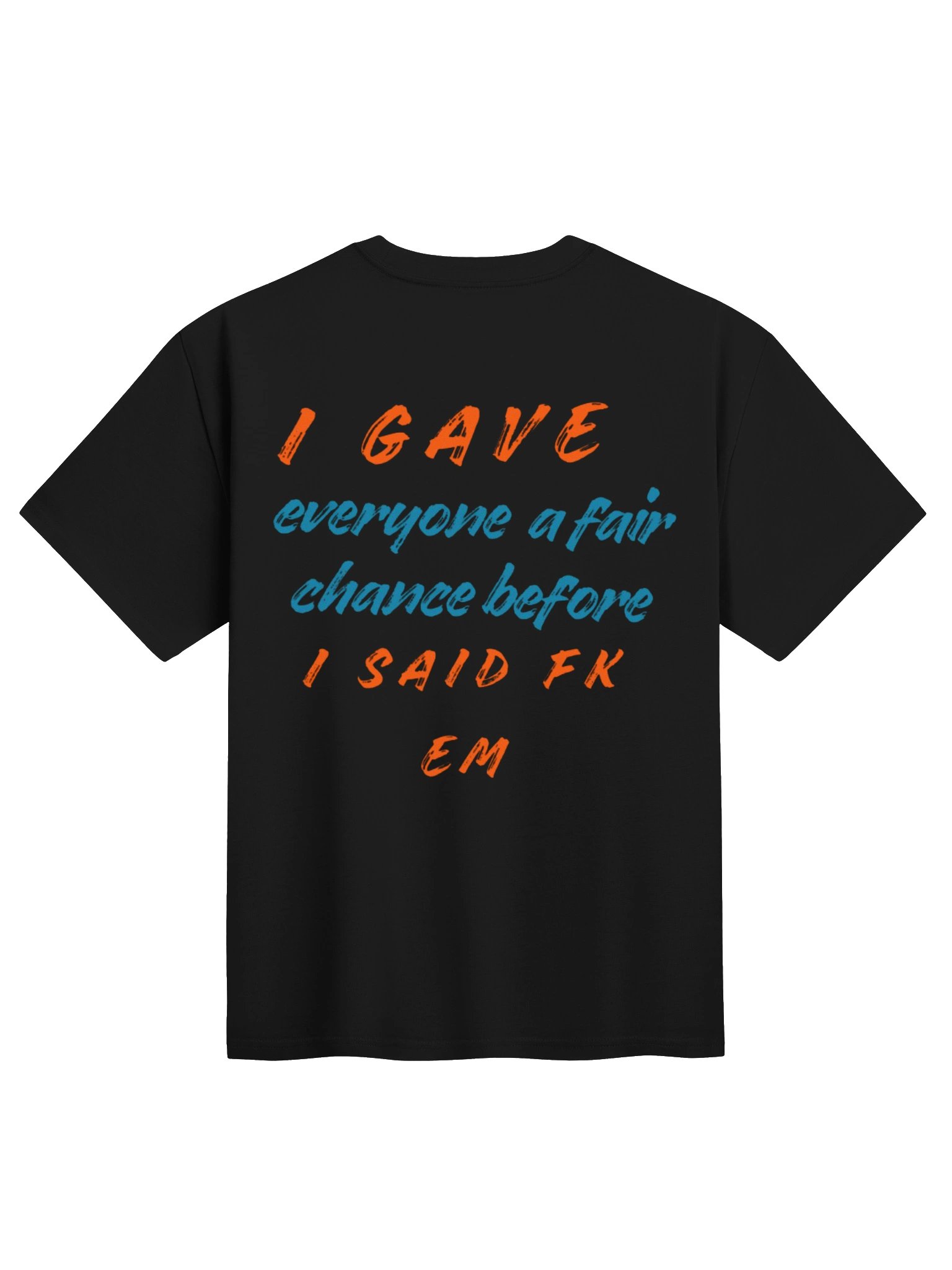 Zolvandor "Fair Chance" Viral Streetwear T-shirt product image (3)