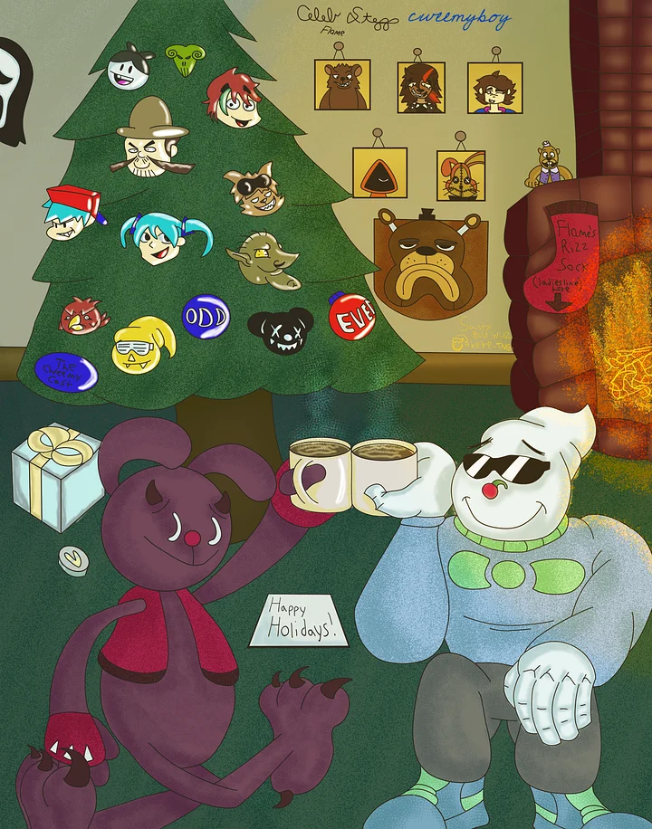 A Cweemy Christmas Signed Print (Digital Version) product image (1)