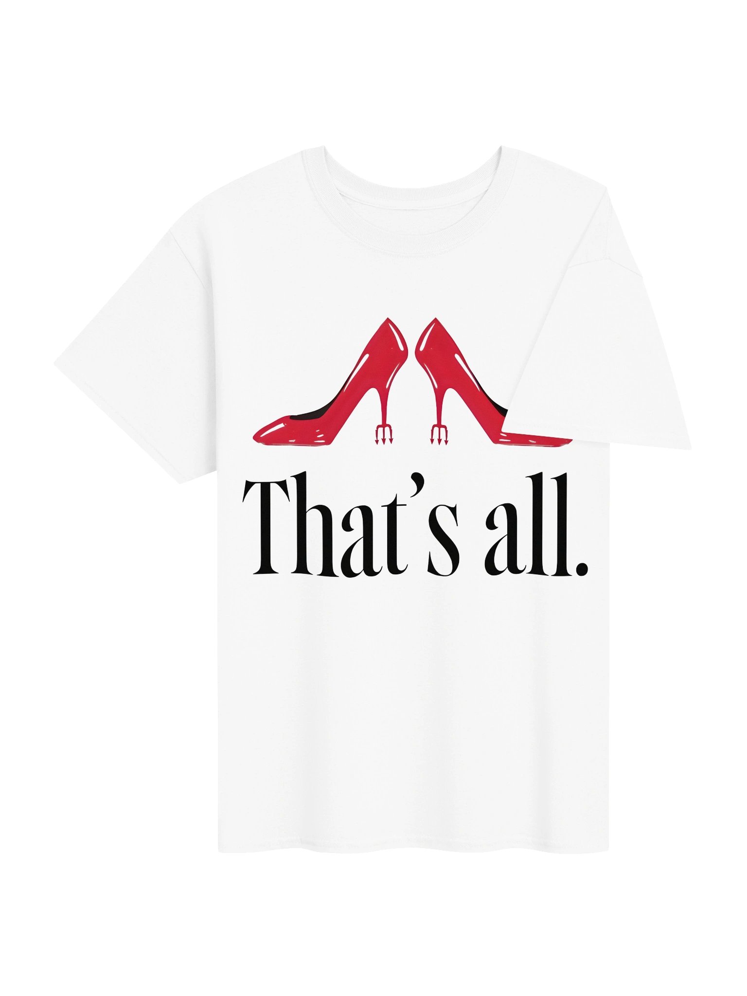 Red Stiletto Heel Statement Tee product image (4)