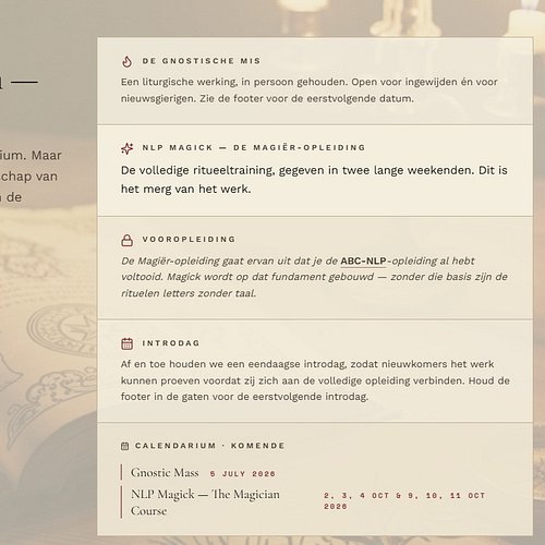 Ter ondersteuning van de NLP Magick opleiding hebben we een prachtige app ontwikkeld. Jij bent van harte welkom om deze app u...