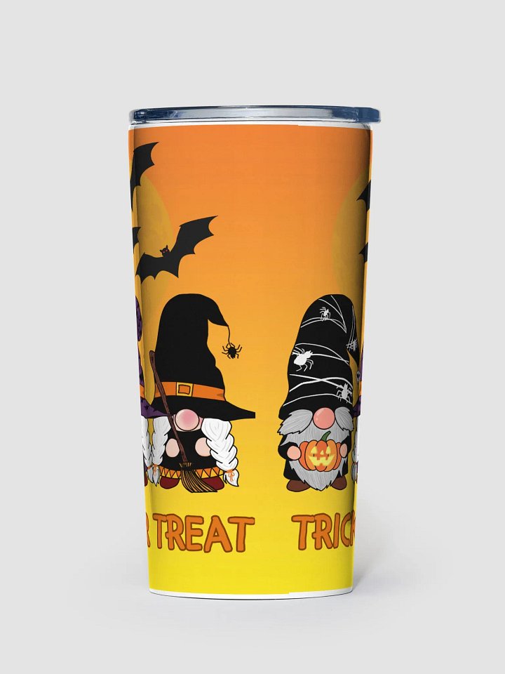Gnome Trick or Treat 20oz Stainless Steel Tumbler product image (2)