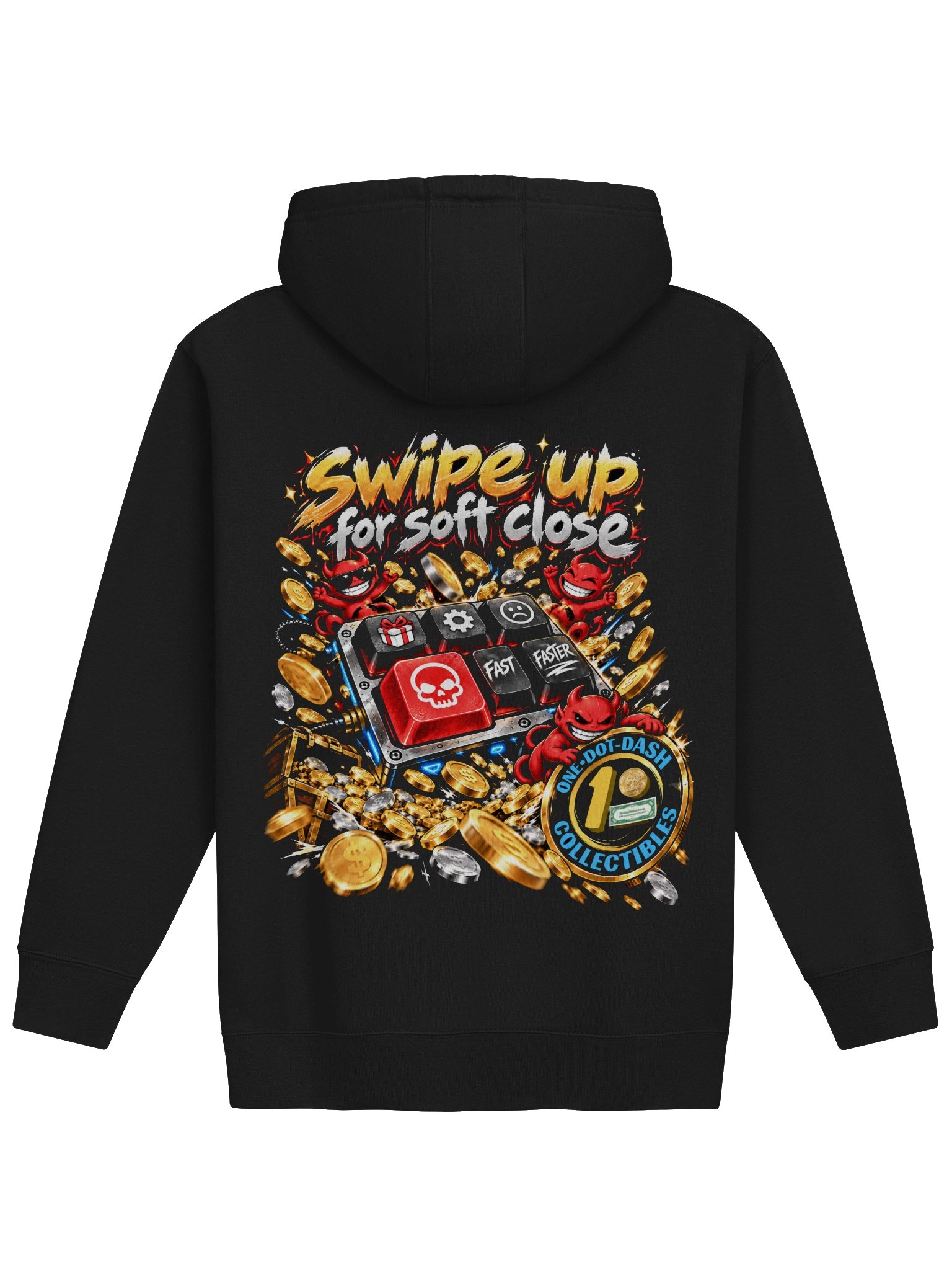 Swipe Up For Soft Close Premium Hoodie product image (2)