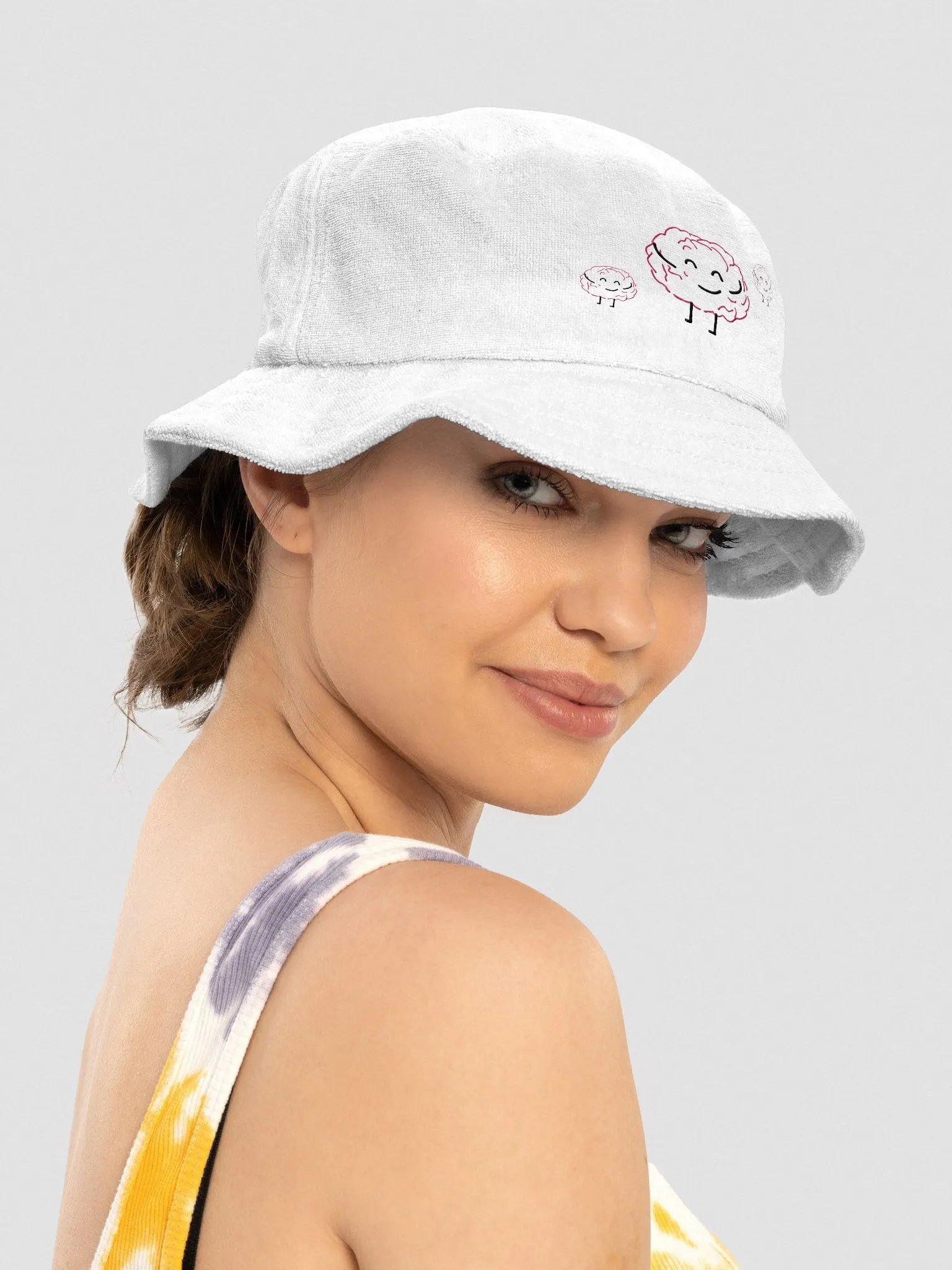 Brainy Brain Bucket Hat product image (10)