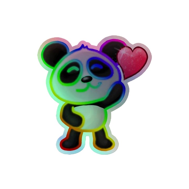 One Love Holographic Sticker product image (2)