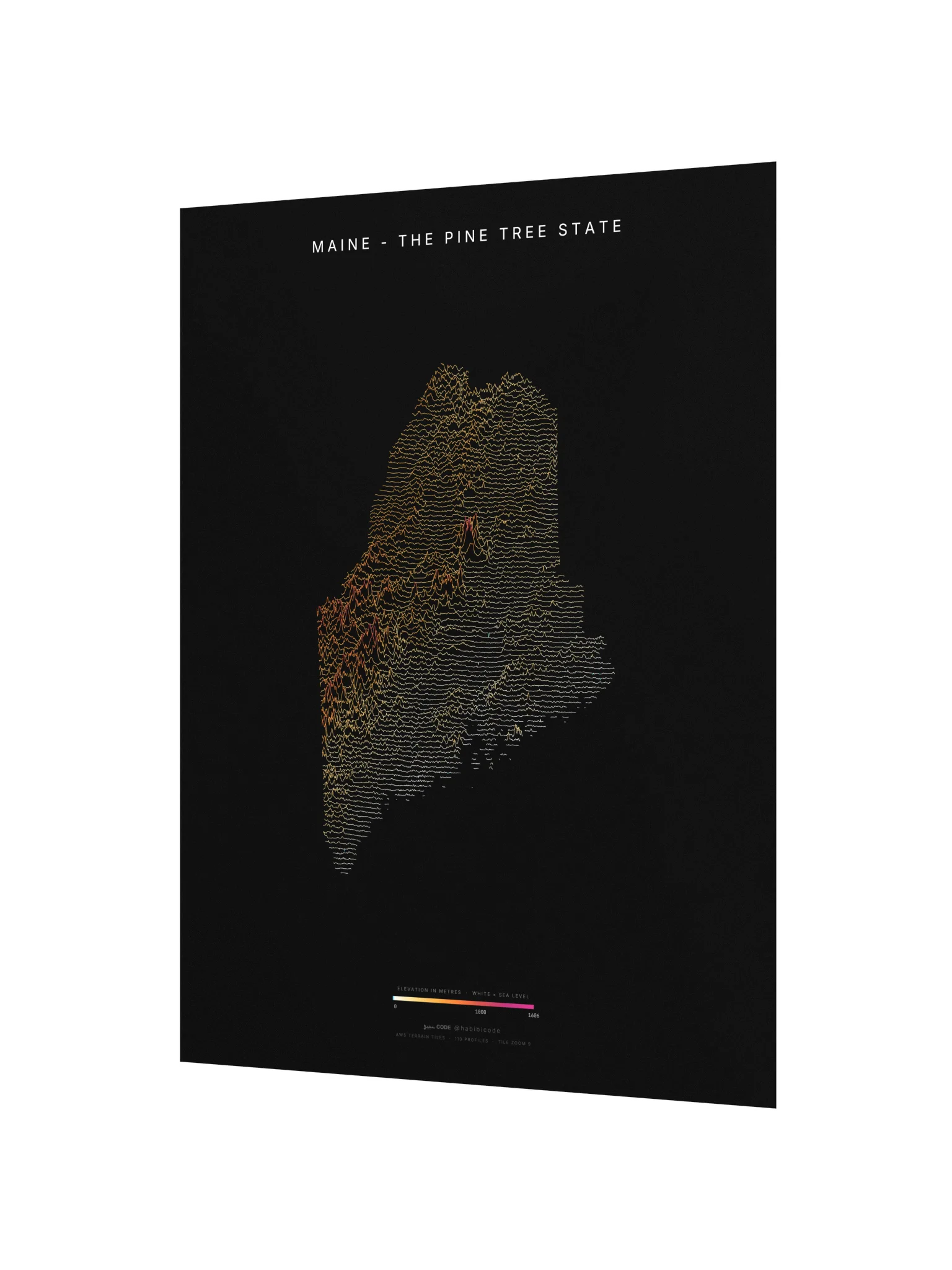 Ridgeline Poster - Maine product image (2)