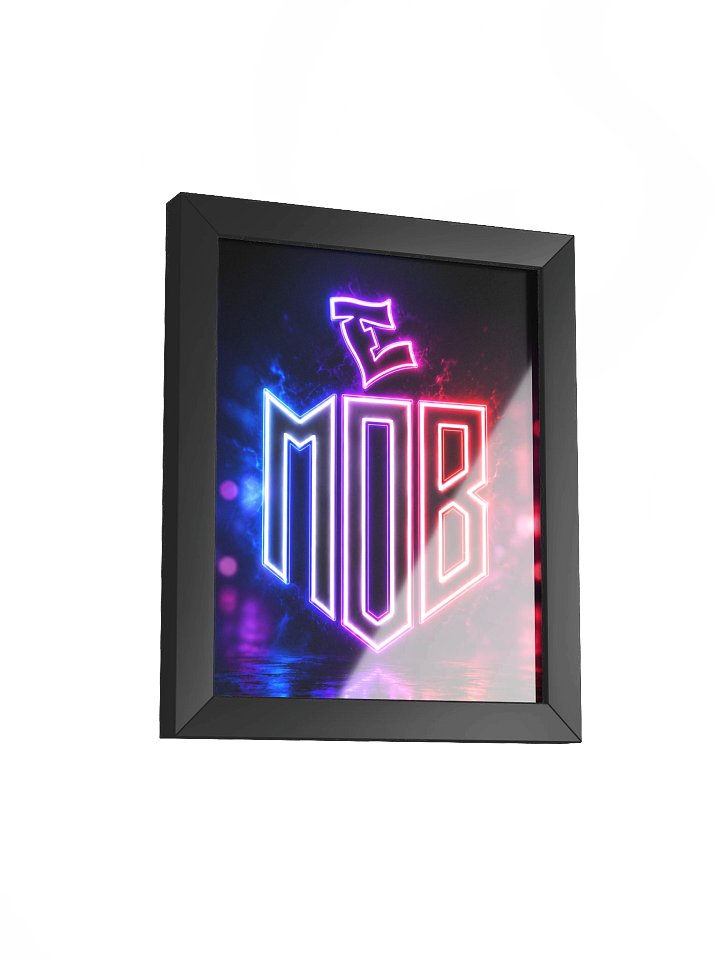 EMOB framed high-quality matte poster product image (8)