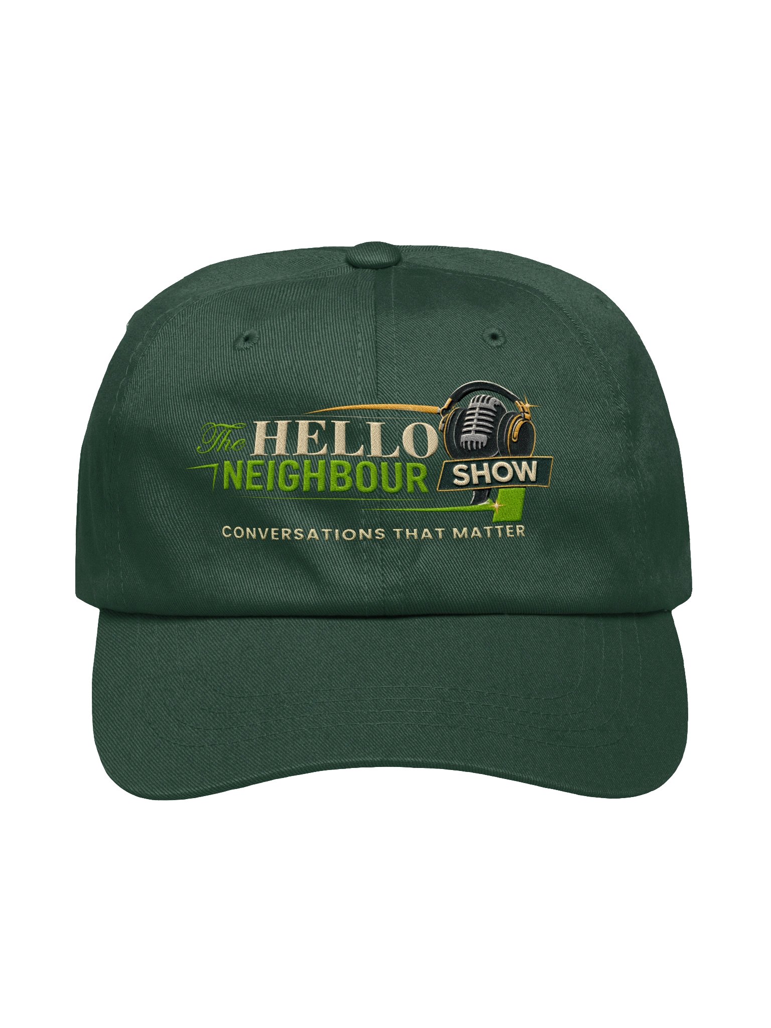 The Hello Neighbour Show™ Premium Embroidered Dad Hat | Official Community Cap product image (1)