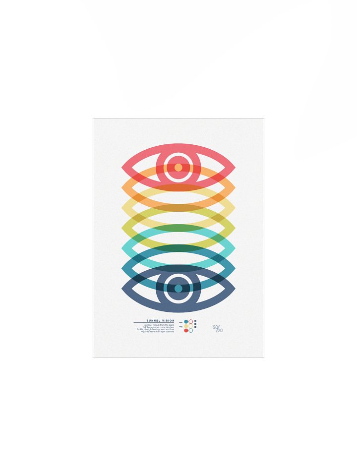 Tunnel vision art print product image (2)