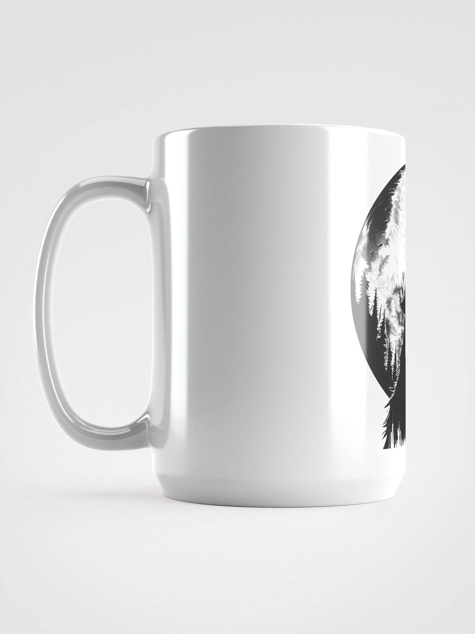 Howling Wolf Moon Mug product image (6)