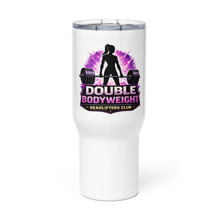 Double Bodyweight Deadlift Female Travel Mug product image (1)