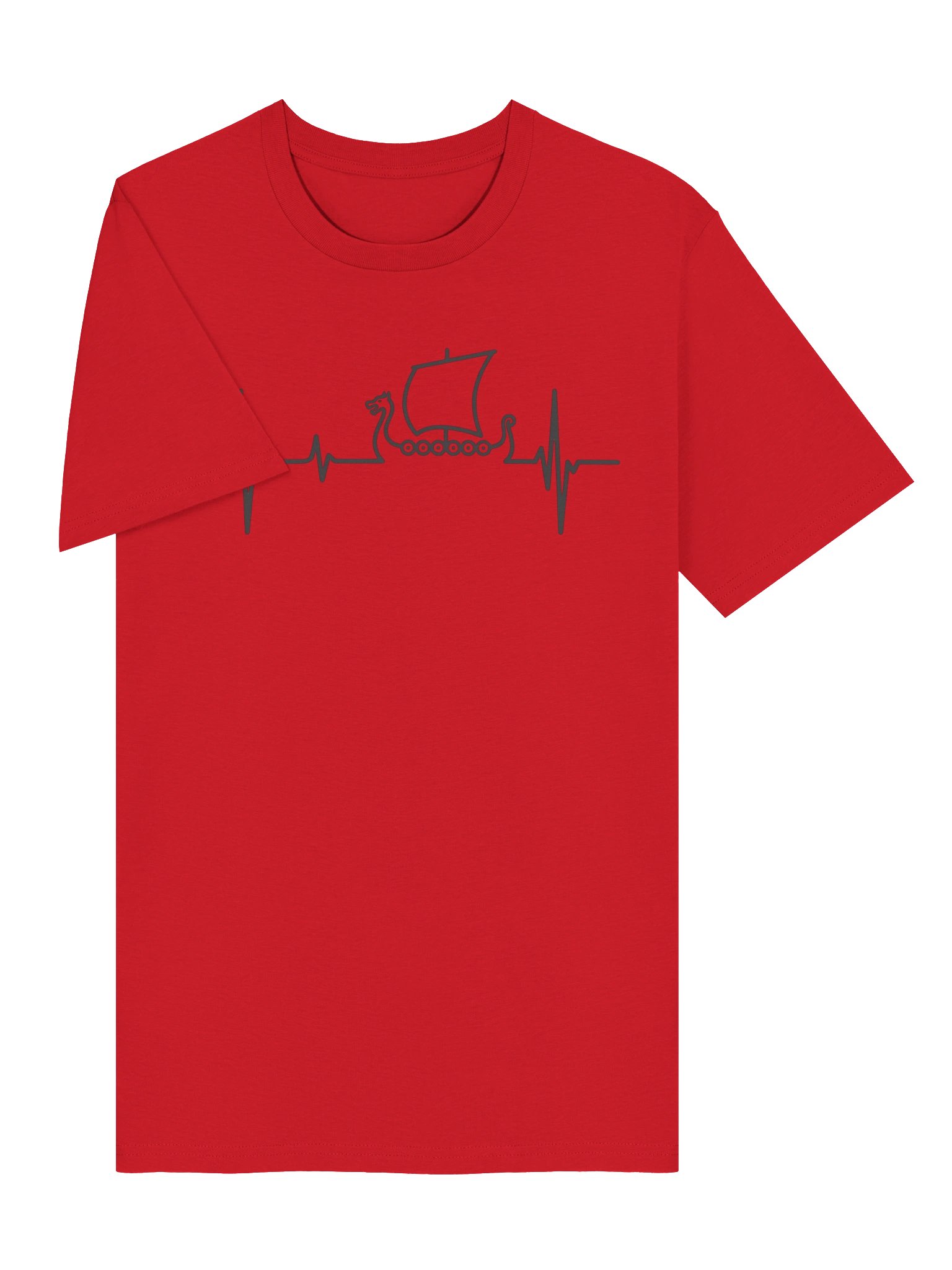 Linia życia wikinga - unisex t-shirt z bawełny organicznej - jasne kolory product image (2)