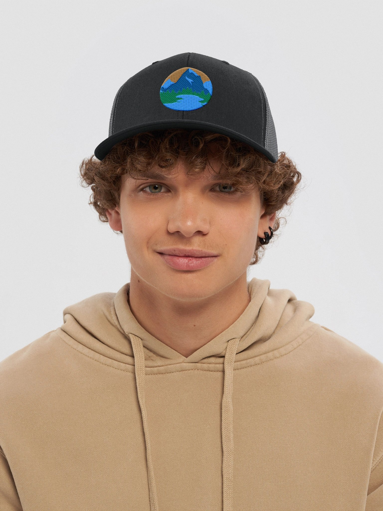 Summit Snapback Trucker Hat product image (5)