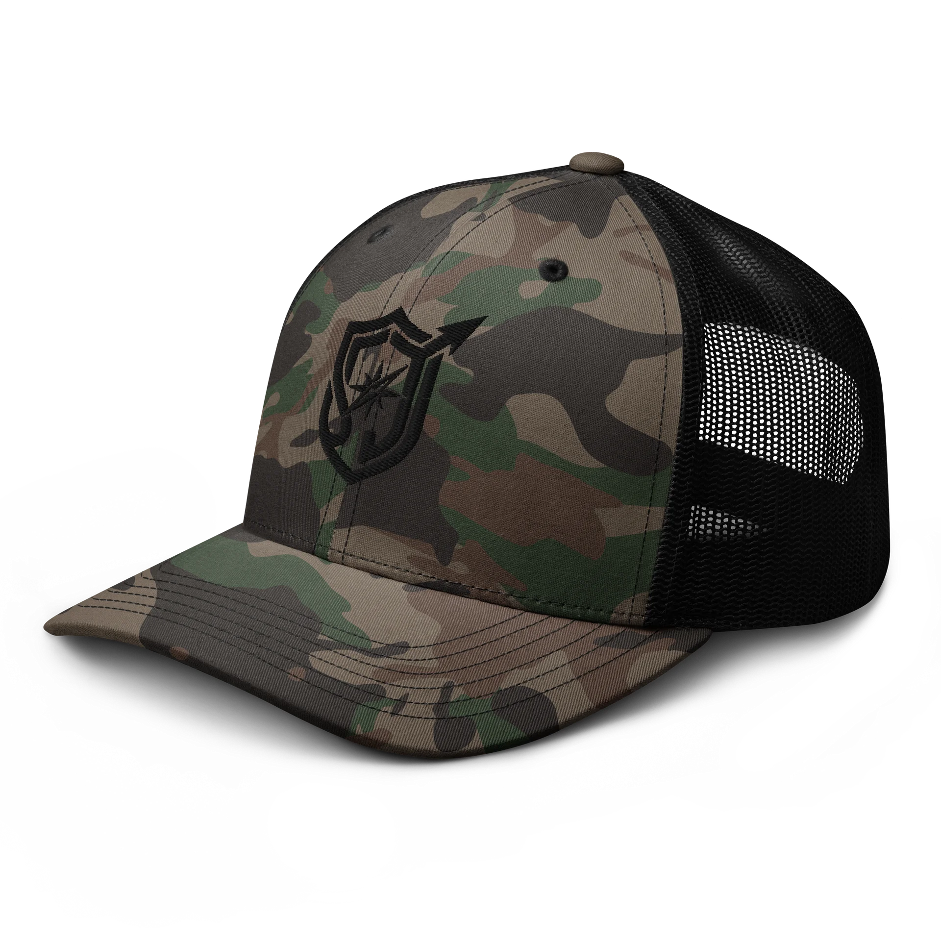 Camo Trucker Hat - Obsidian Mark product image (4)