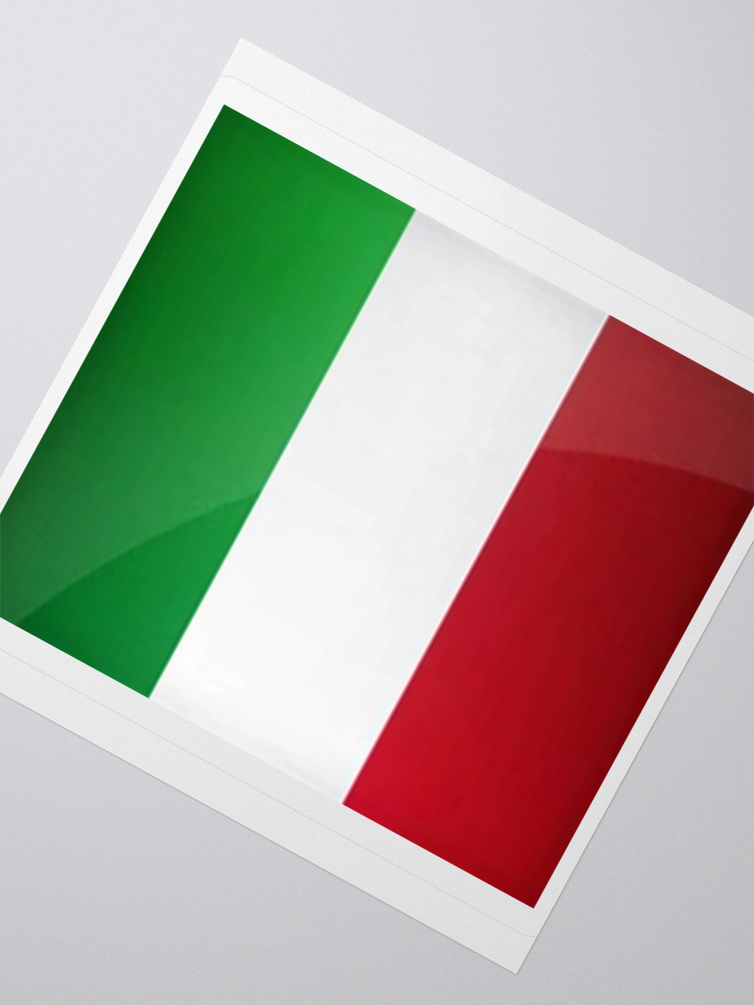 Italy Flag Sticker | Green White Red Design | Durable Vinyl | 3 Sizes product image (5)