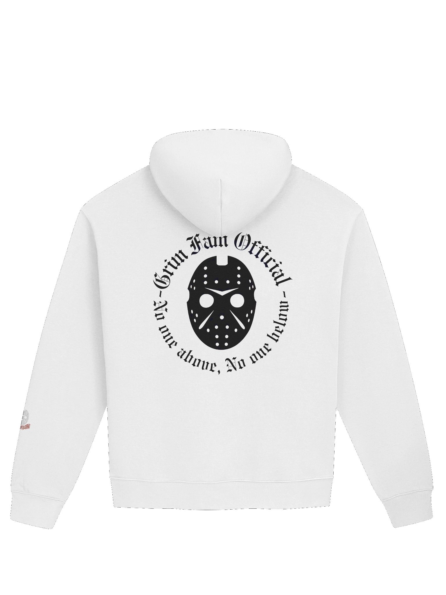 GRIM FAMILY OFFICIAL – PREMIUM UNISEX OVERSIZED HOODIE #1 Black writing product image (2)