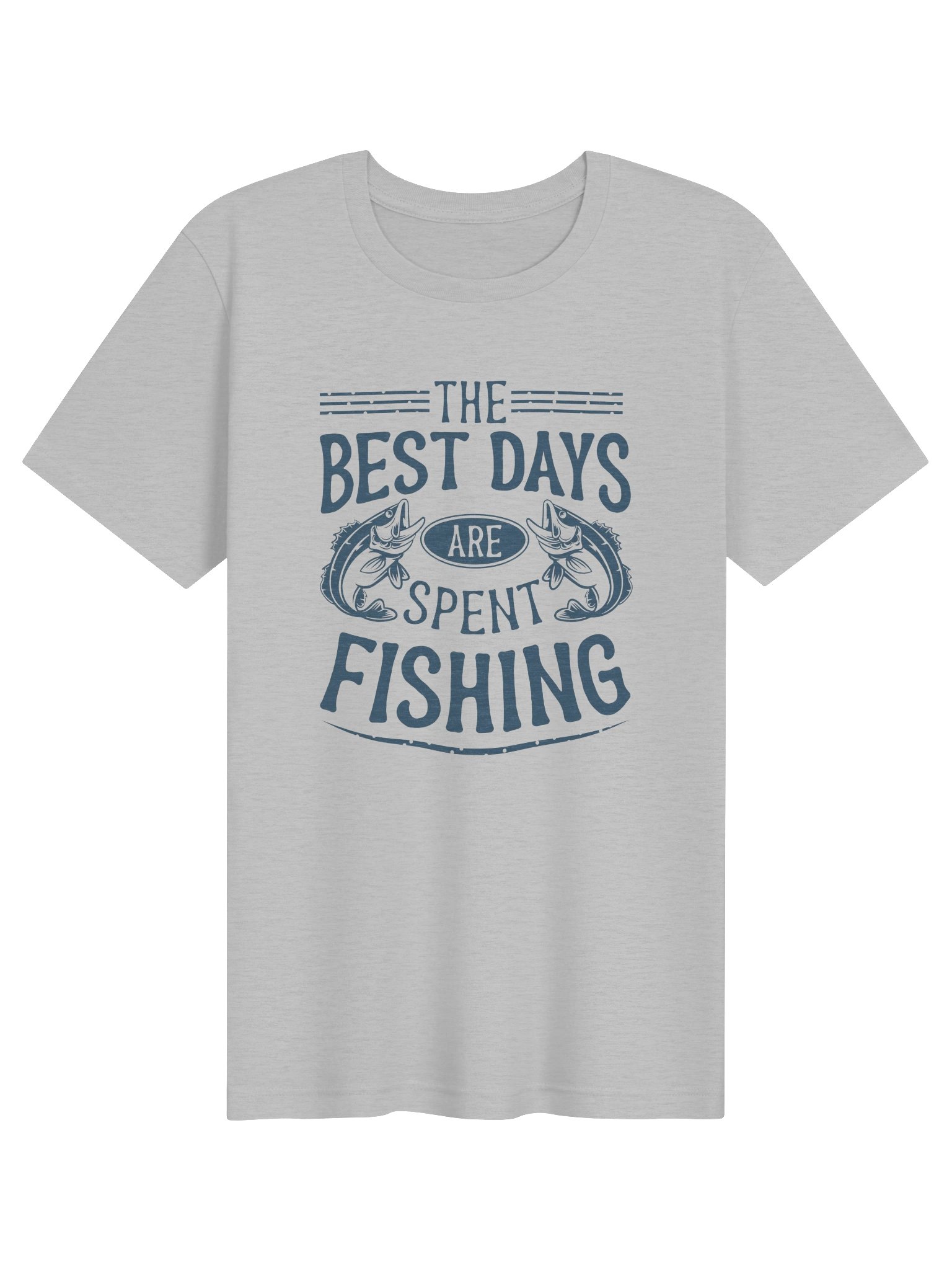 The Best Days Are Spent Fishing T-Shirt | Fisherman Gift Tee product image (4)