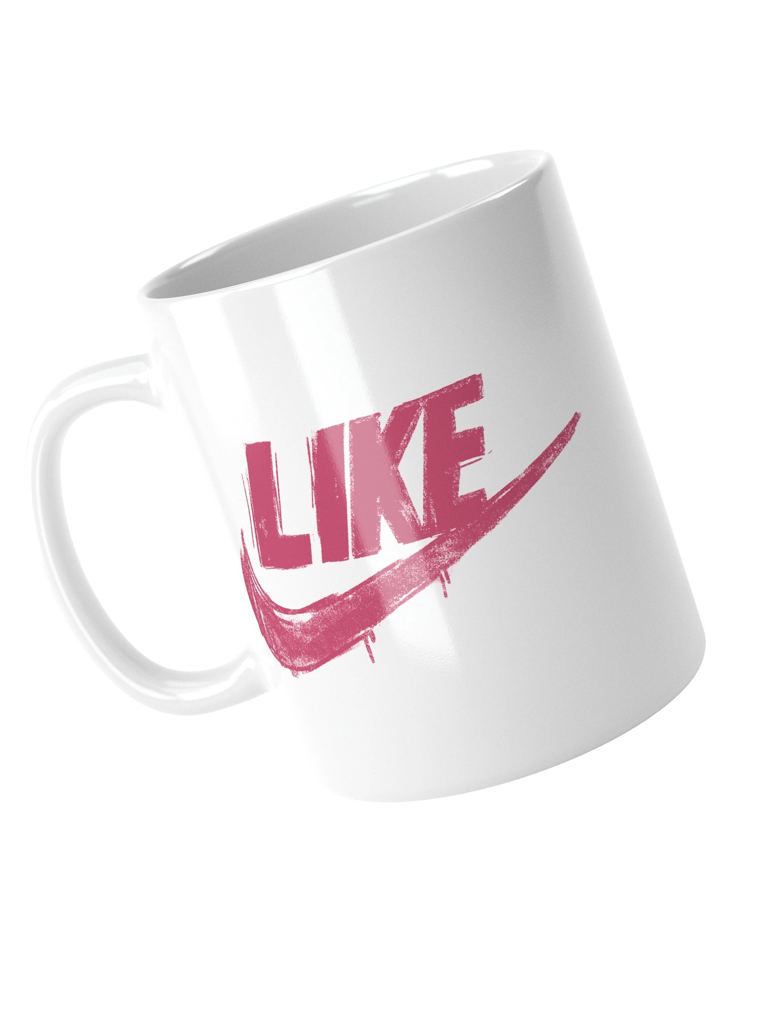PINK/WHITE LIKE MUG product image (4)