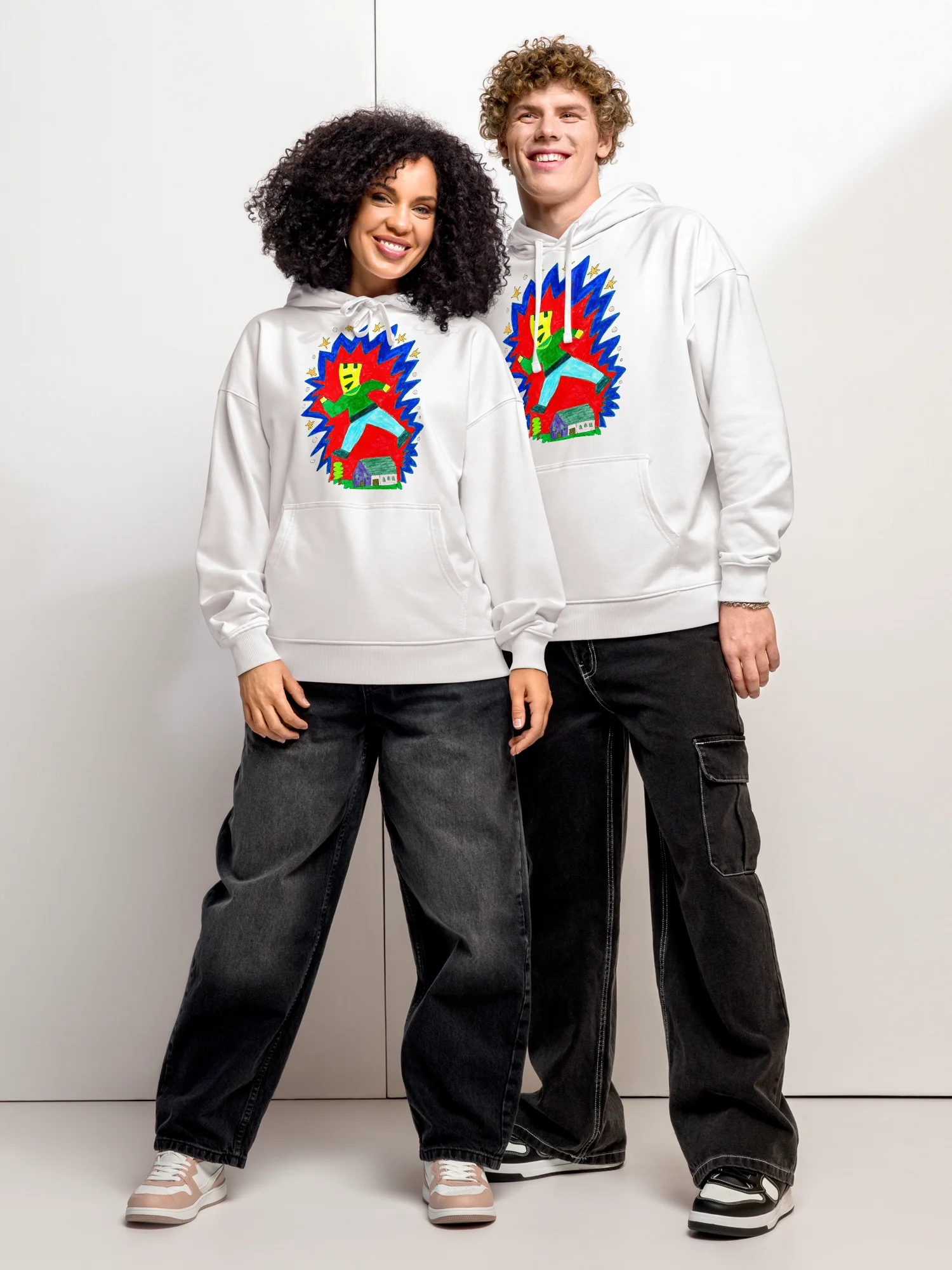 Abstract Dynamic Leap Unisex Hoodie product image (6)