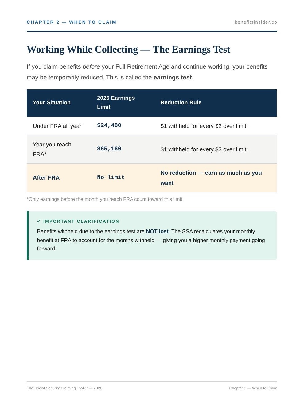 Social Security Claiming Toolkit product image (4)