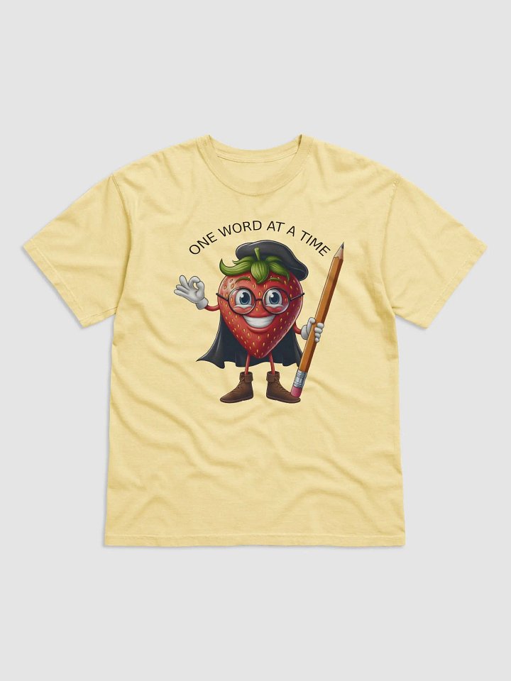Funny Cute Cartoon Strawberry Artist Graphic T-Shirt product image (1)