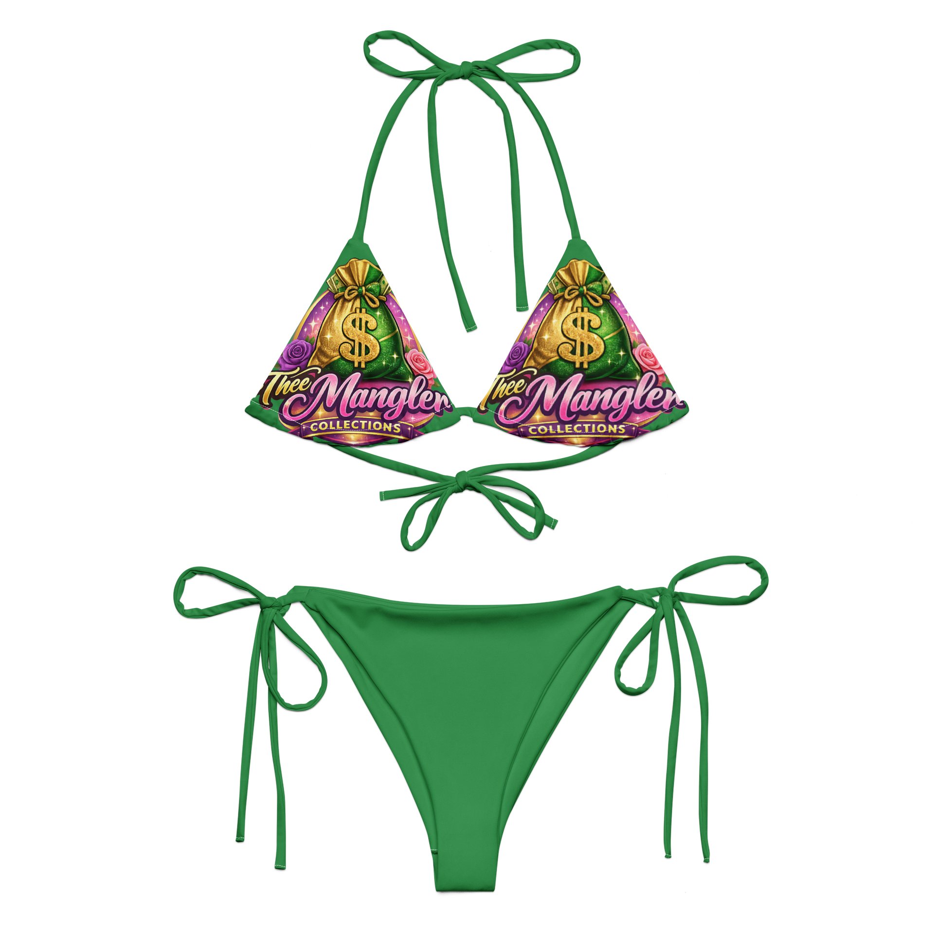 Thee Mangler Collections Bikini Set green product image (1)