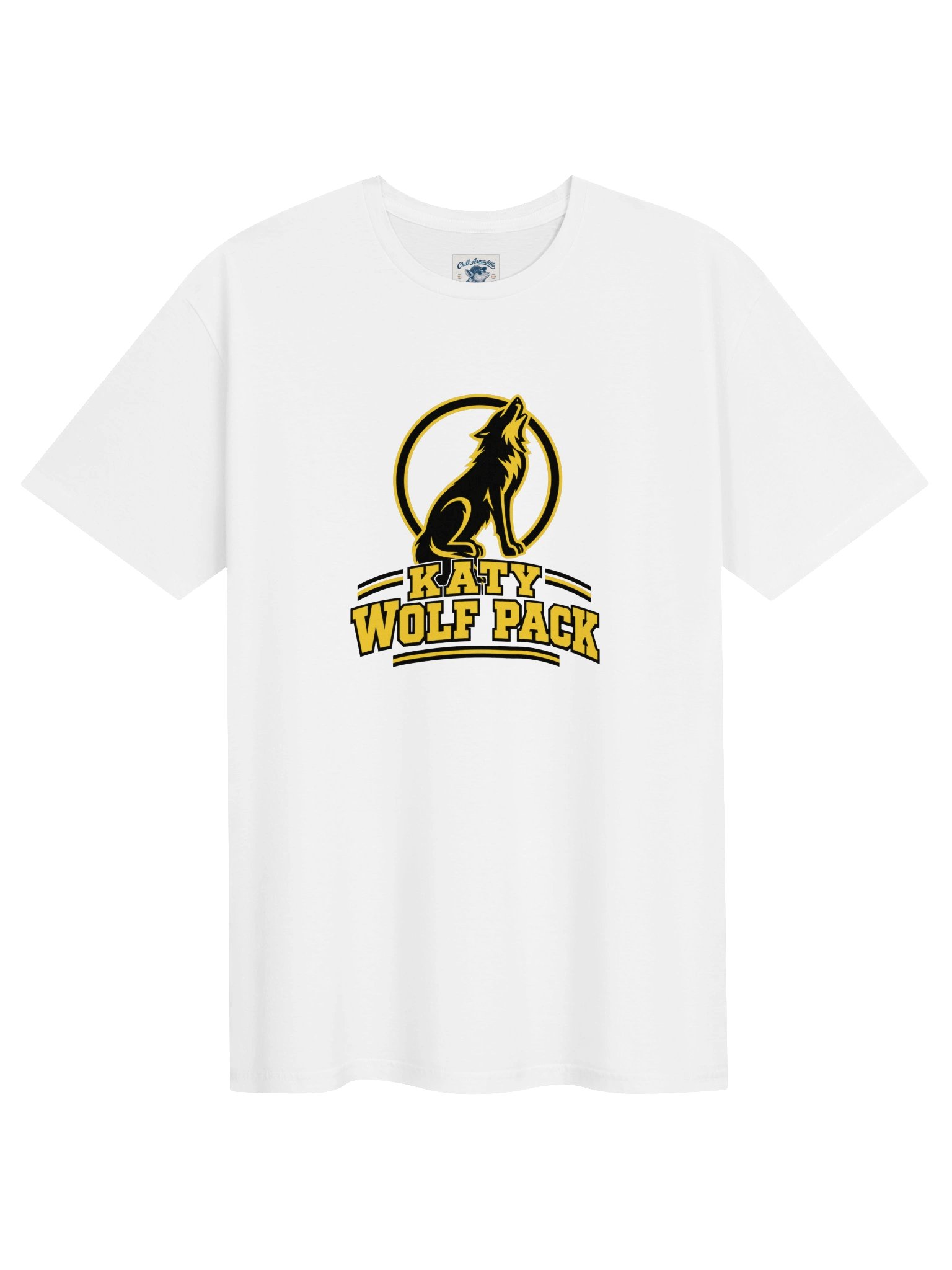 Katy Wolf Pack Howling Wolf Unisex Tee (White or Grey) product image (1)