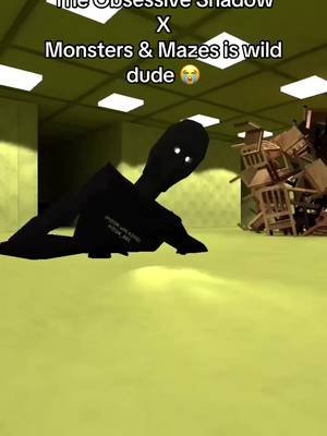 The Obsessive Shadow x Monsters & Mazes is insane 😭 #fyp #monstersandmazes #vr #horror #gorillatag @Monsters And Mazes @Garett 