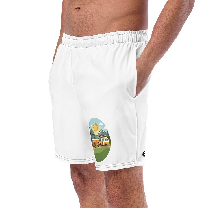 All-Over Print Swim Trunks Elektro Camping product image (2)