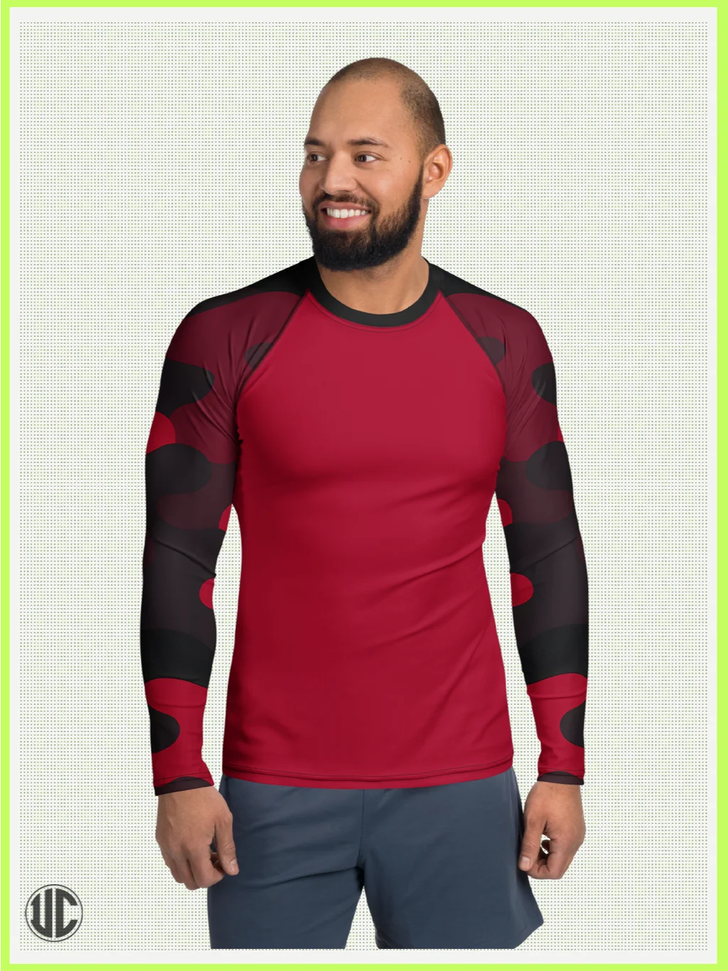 Roxy’s Urban Camo – Men’s Rash Guard product image (1)