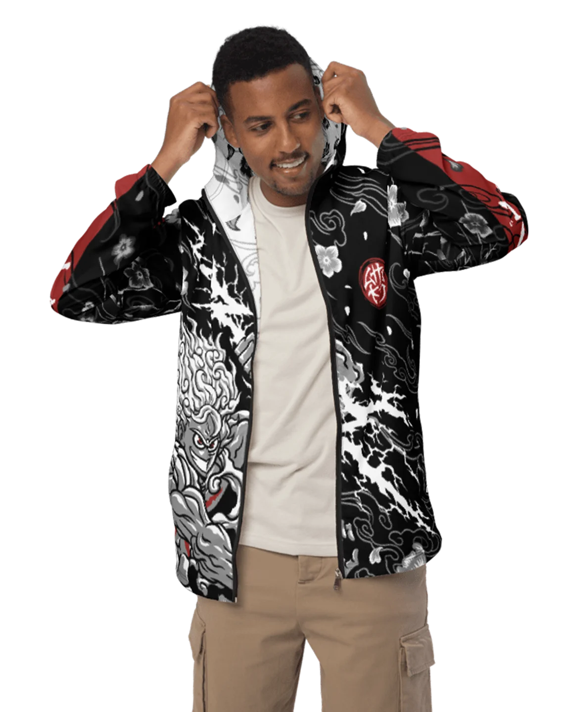 Sun God Nika - All-Over Print Windbreaker product image (3)