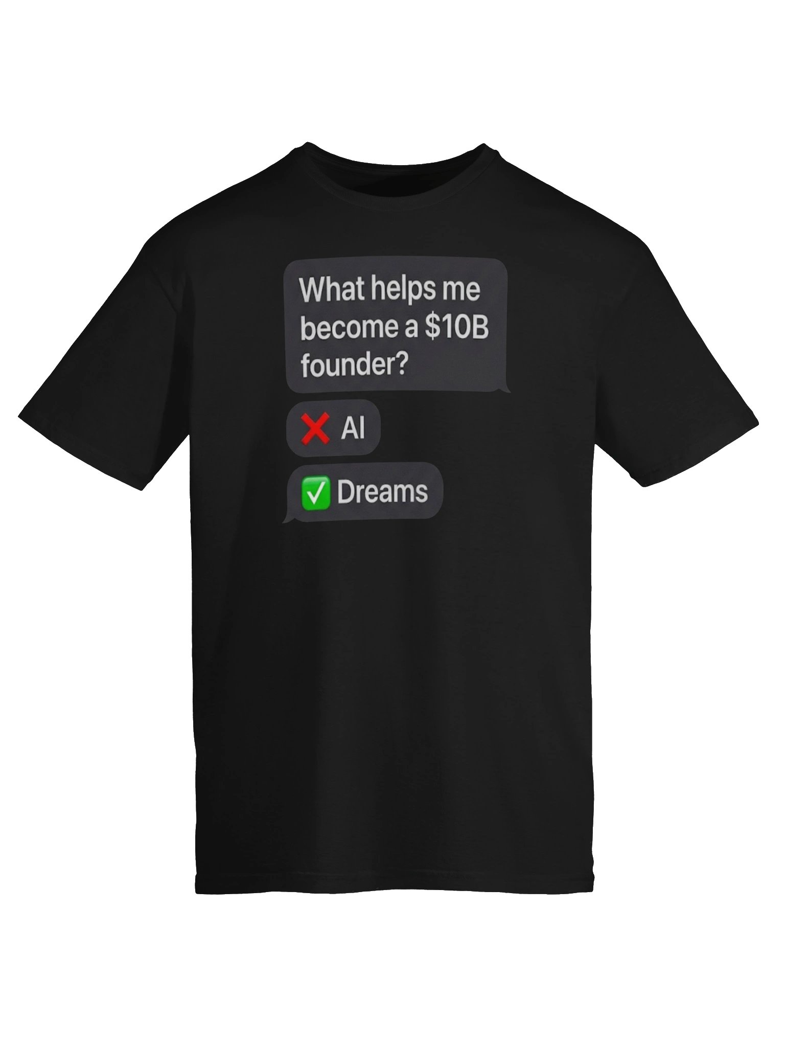 AI Make Me Rich Meme T-Shirt | Funny AI Startup Founder Tee | Billion Dollar Startup Meme Shirt | Vibe Coding Entrepreneur Clothing product image (70)