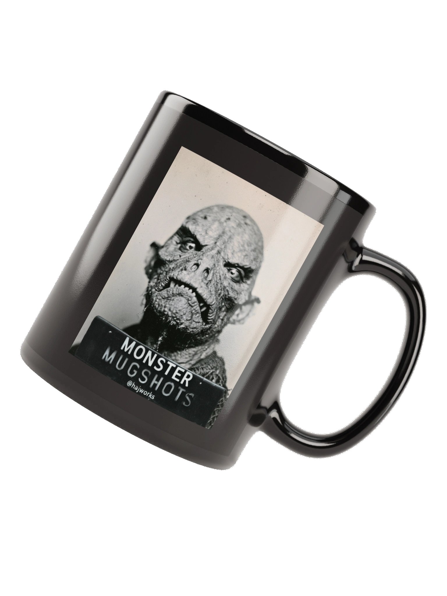Monster Mugshots No. 005 - Black Ceramic Mug product image (6)