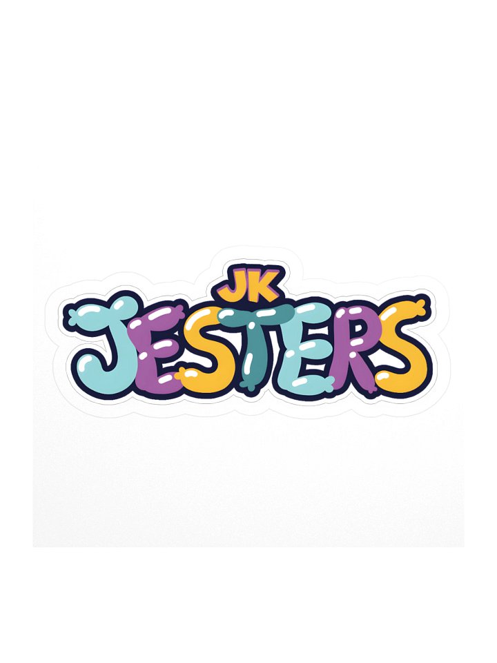 JK Jesters Wide Logo Sticker product image (1)