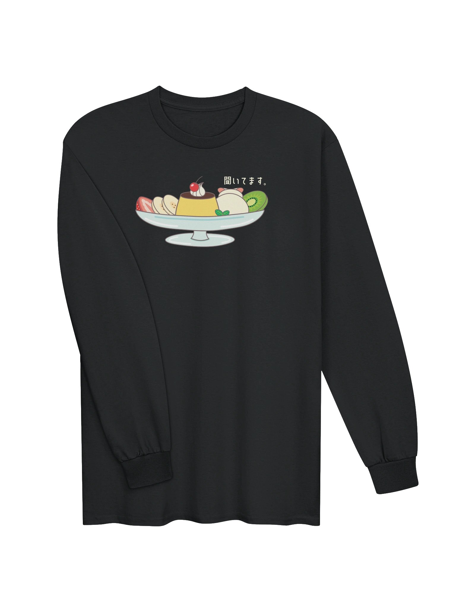 Pudding A La Mode Cat - Unisex Adult Long Sleeve T-shirt product image (2)