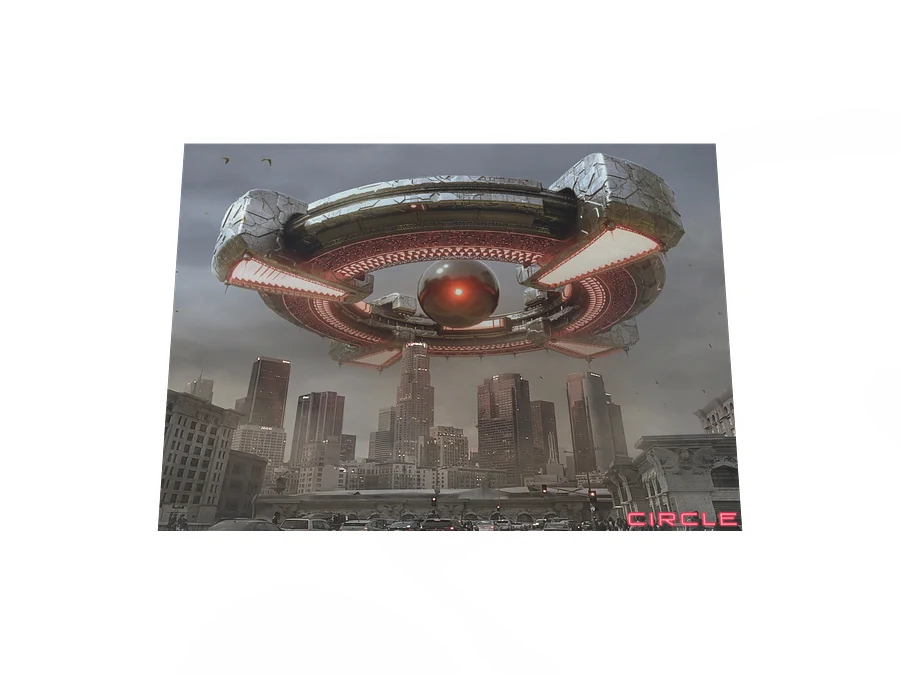CIRCLE: "Alien Ship" 3D Key Shot (Bottom View) product image (1)