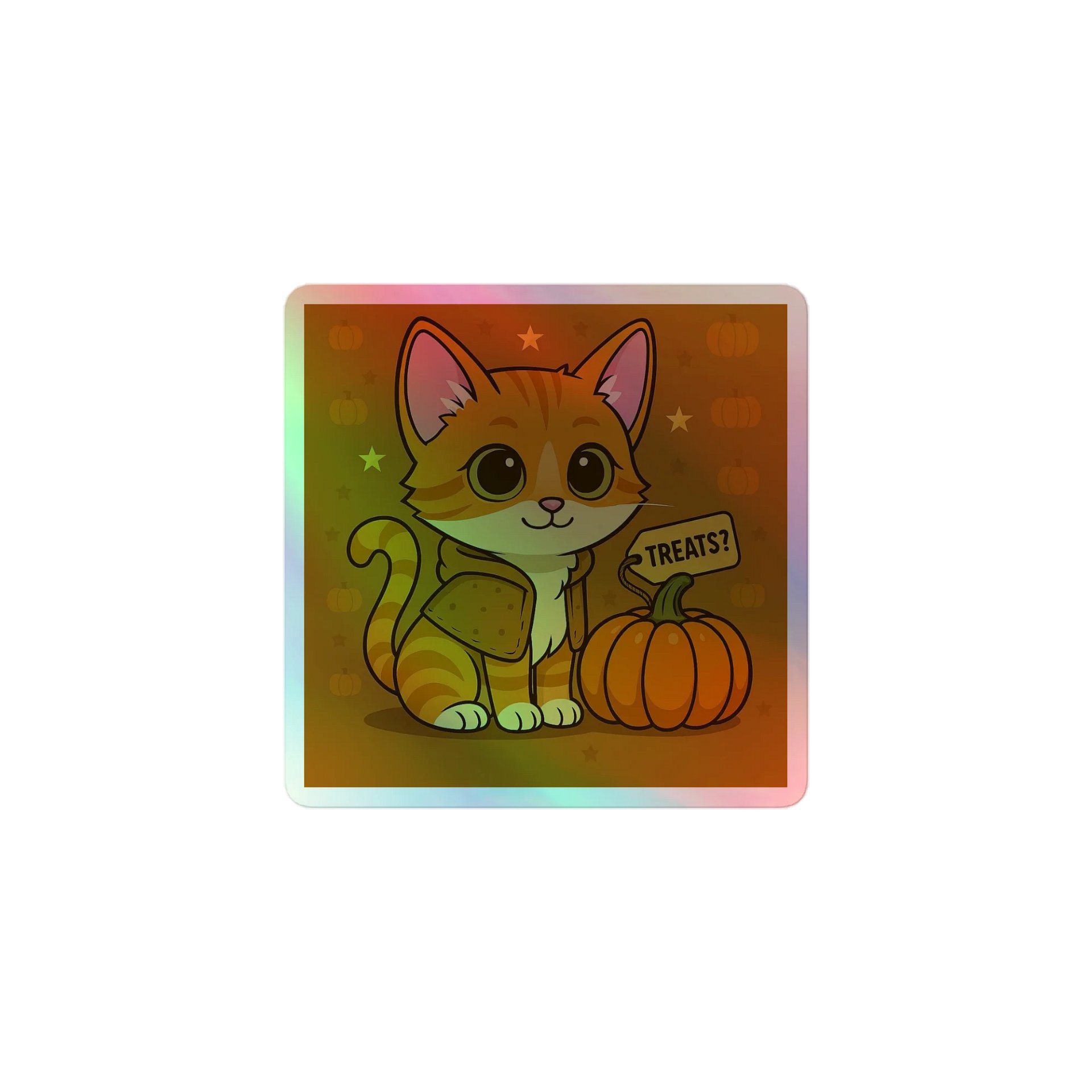 Paws for Treats Holographic Sticker product image (1)