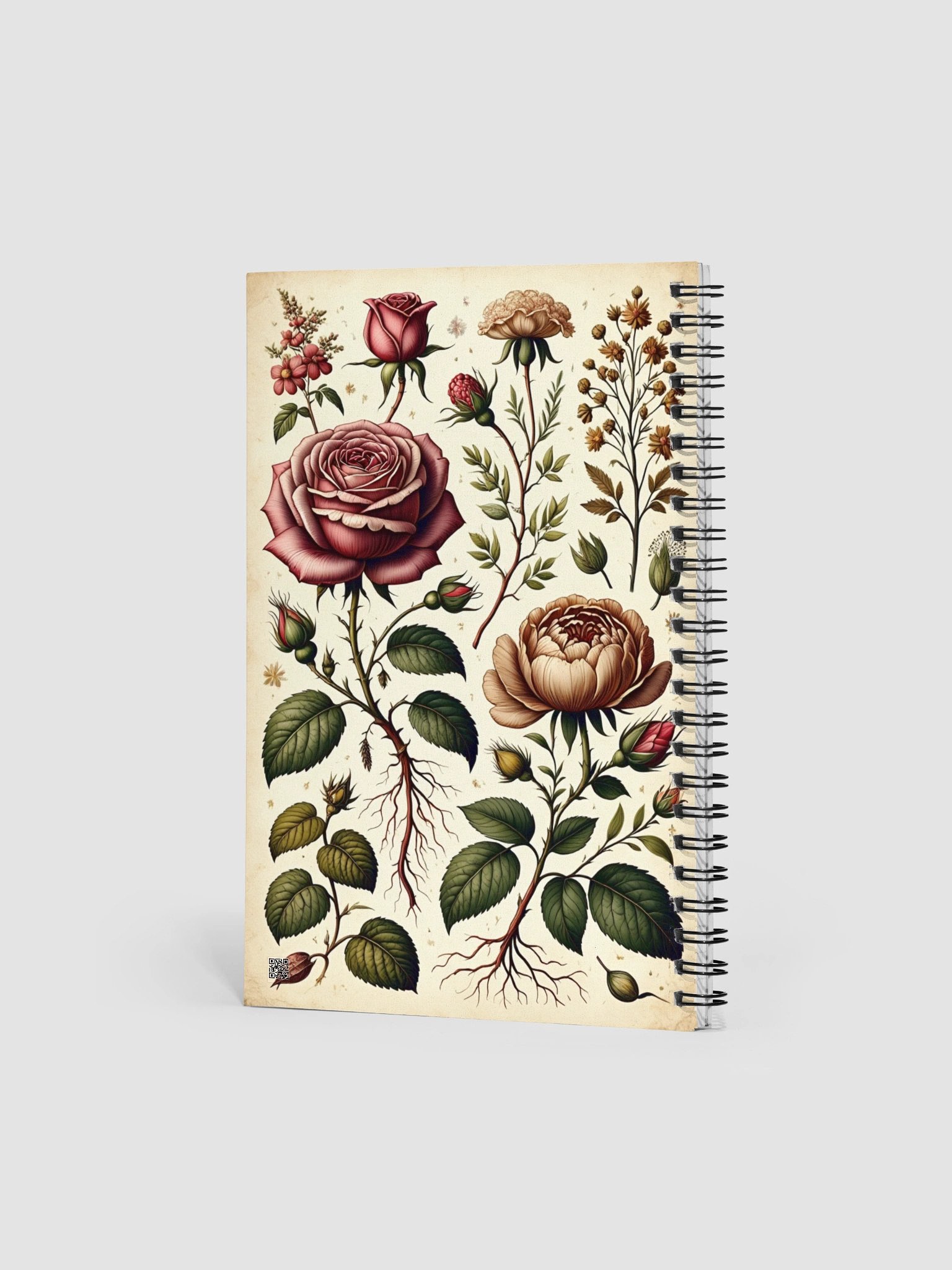Vintage Botanical Spiral Notebook product image (2)