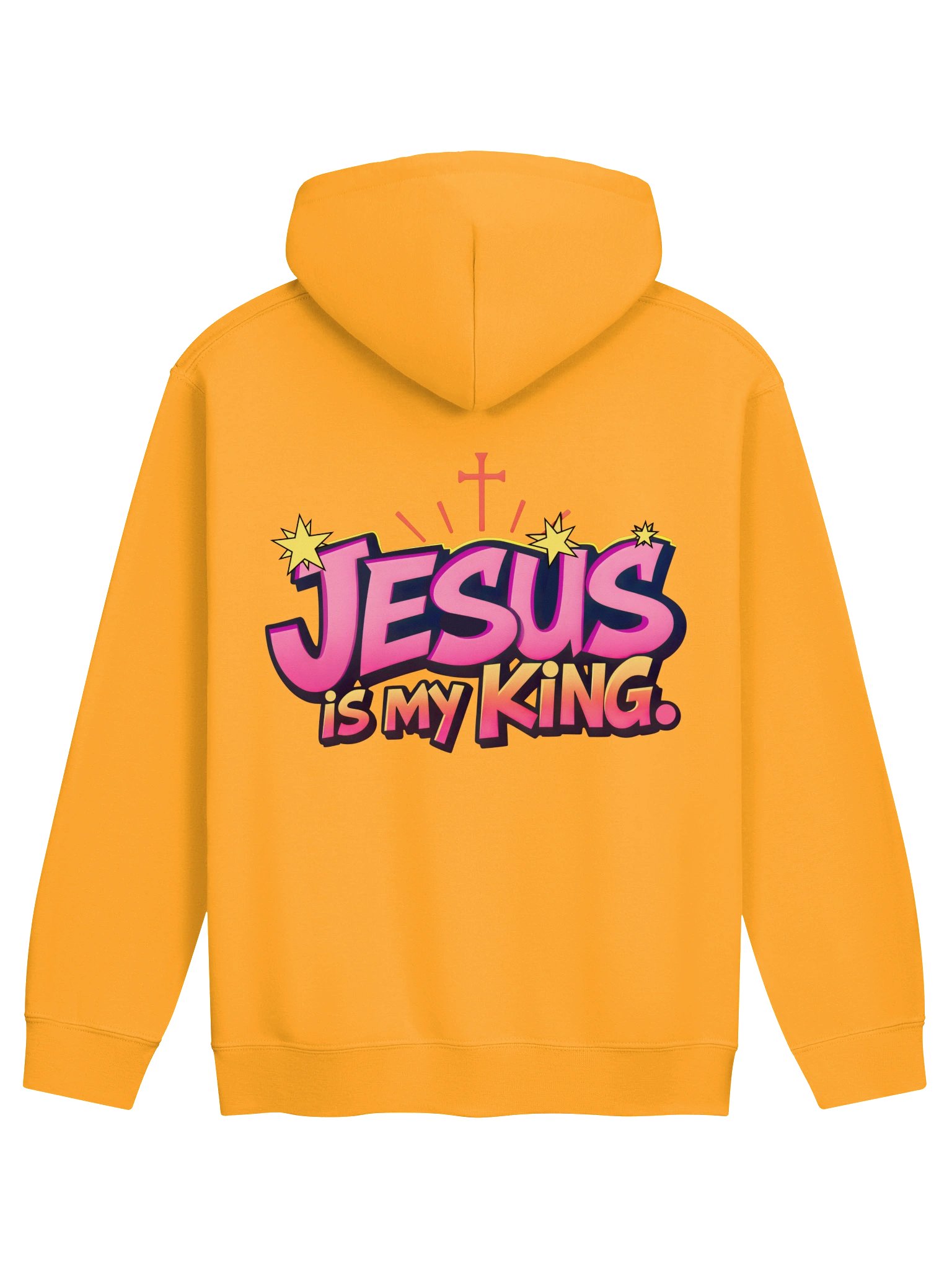 Jesus Is My King Faith Statement Hoodie product image (3)