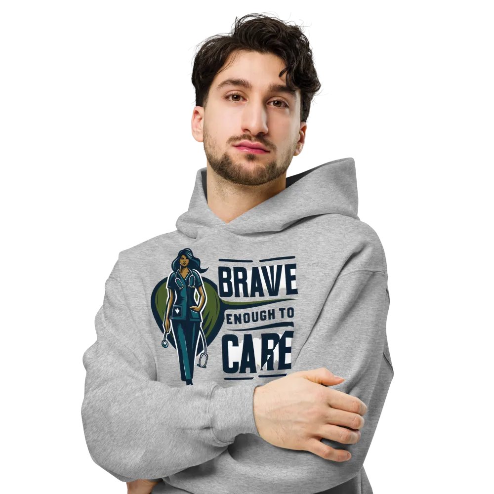 brave enough to care hoodie product image (6)