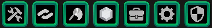 Green Two-Tone Role Icons product image (1)